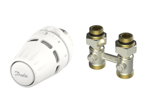 Комплект термостатичний  Danfoss Regus M30x1.5 + RLV-KB, 1/2", прямий 015G5308