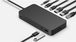 Док-станція із зарядним пристроєм  Microsoft Docking Station 165 W - Thunderbolt 4 T8I-00001