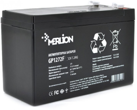 Акумулятор до ДБЖ Merlion 12V-7.2Ah (GP1272F1)
