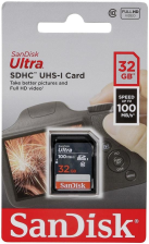 Карта пам'яті   SanDisk 32GB SDHC C10 UHS-I R100MB/s Ultra Lite SDSDUNR-032G-GN3IN