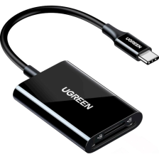 Кардрідер  UGREEN CM265 Type-C 3.0 Card Reader for TF/SD Black (35622)