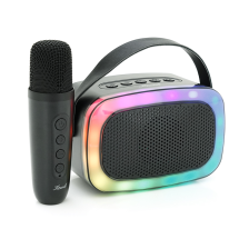 Колонка  Kisonli G21 Bluetooth 5.0, 1х5W, 1800mAh, USB/TF/BT/LED/AUX, DC: 5V/1A, Black, BOX, Q45