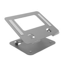 Підставка до ноутбука L1718 складана, до 17', алюміній, колір сірий, 260*220*30 мм, 1,3 кг