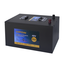 Акумулятор Vipow LiFePO4 51,2V 200Ah з вбудованою ВМS платою 100A (520*400*300)