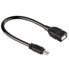 Кабель OTG USB 2.0 AF to Mini-B 5P OTG Atcom (12822) 0.1м