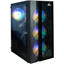 Корпус  Frime Nucleus Black USB 3.0 без БП (Nucleus-U3-GLS-4DTRMLT16.6WP)