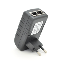 POE інжектор  48V 0,5A (24Вт) з портами Ethernet 10/100Мбіт / с