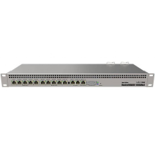 Маршрутизатор MikroTik RB1100AHx4 Dude Edition (4x1,4GHz/1Gb, ARM 32Bit, 13xGE, PoE In, 60Gb SSD)