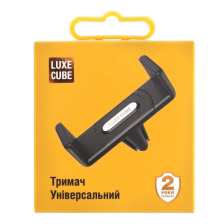 Утримувач автомобільний  Luxe Cube Універсальний Black (9988866446891)