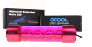 Резервуар до  системи рідиного охолодження  ALPHACOOL HELIX RED 250MM 15300