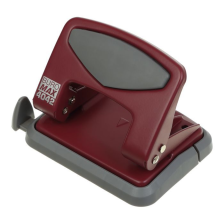 Діркопробивач  Buromax металевий MORANDI STYLE, до 25 аркушів, 115 х 96 х 89 мм, бордовый (BM.4042-13