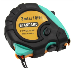 Рулетка гумова  STANDART, 3м, Q48