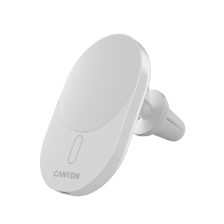 Автомобільний тримач Canyon OnGrip 105 Qi2 Wireless 15W White (CNS-CCH105W)
