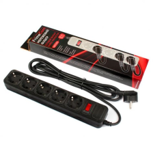 Мережевий фільтр FrimeCom (FC-B4005W) 4.5m Black