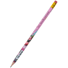 Олівець графітний  Axent OS, Summer круглий, з гумкою, НВ (9009/36-24-A)