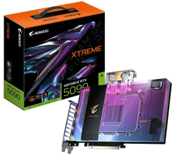 Відеокарта  Gigabyte AORUS GeForce RTX 5090 XTREME WATERFORCE WB 32G (GV-N5090AORUSX WB-32GD)