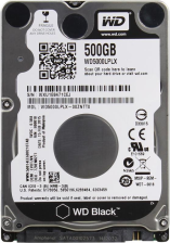 Жесткий диск  2.5" SATA 500GB WD Black 7200rpm 32MB (WD5000LPLX)