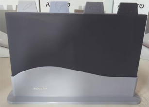 Набір дошок кухонних на підставці  Ardesto Fresh, 4шт, 23.8x33.8x7см, пластик AR1404GB