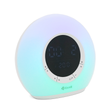 Колонка  Kisonli Q6B Bluetooth 5.0, 1х5W, 3600mAh, USB/TF/FM/BT/LED/Clock/RGB Light, DC: 5V/1A, BOX, 