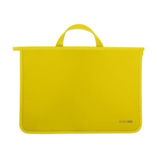 Папка - портфель  Economix А4 пластиковий на блискавці, 2 відділення, жовтий (E31630-05)