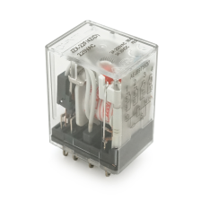 Реле CHINT JZX-22F(D)/4Z, АС220, контактна група 4CO+4NO