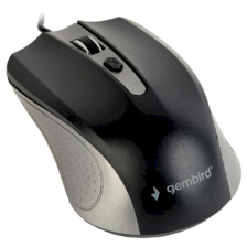 Мишка GEMBIRD MUS-4B-01-GB Grey-Black USB
