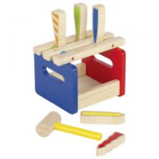 Іграшка розвиваюча goki Лавка з молоточком 58562G 58562G