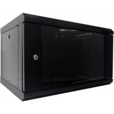 Шафа настінна  Hypernet 4U 19" 600x600 (WMNC66-4U-FLAT-BLACK)