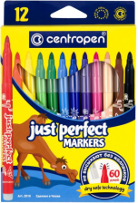 Фломастери  Centropen 2510 Perfect, 12 colors (2510/12)