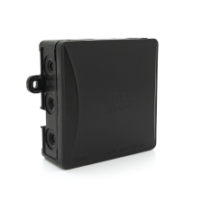 Коробка розподільна модульна зовнішня  Р95 95х95х40мм; IP54; пластик; (РР) чорна; Q60