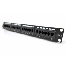 Патч-панель  19" 24хRJ-45 UTP 1U cat.6 Pipo (PP246191U)
