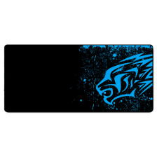 Килимок  300*700 тканинний Blue tiger з боковою прошивкою, товщина 2 мм, Black, Пакет
