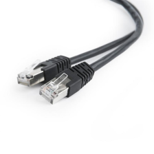 Патч-корд Cablexpert 0.5м (PP22-0.5M/BK)