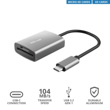 Кардрідер  Trust Dalyx Fast USB-C Card Reader (24136_TRUST)