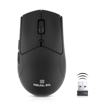 Мишка REAL-EL RM-460W Black