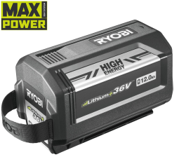 Акумулятор  Ryobi Max Power RY36B12A High Energy Lithium+ 36В 12А·год 2.8кг 5133004554