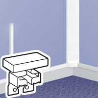 Заглушка  Legrand до міні-каналу 40x12.5 мм, DLPlus 031204