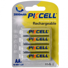 Акумулятор  PKCELL AA R6 NiMH 2800mAh * 4 (PC/AA2800-4B)