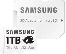 Карта пам’яті  Samsung Pro Plus Sonic the Hedgehog UHS-I V30 U3 Micro SDXC 1TB with adapter (MB-MD1T0SA/LC1)