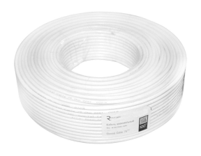 Кабель коаксіальний RITAR RG6U-32W, 0,90 мм.CCS, 32x0.12m CCA желтый экран, 75 Ом, FPE