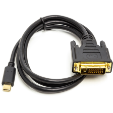 Кабель  PowerPlant USB Type-C 3.1 - DVI (24+1) (M), 1 м