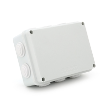 Коробка розподільна зовнішня  YOSO 150x110x70 IP65 колір білий, 10 отворів, соски в комплекті, BOX, Q100