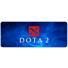 Килимок  300*700 тканинний DOTA2, товщина 3 мм, Blue, OEM