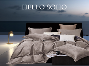 Комплект постільної білизни  SOHO  Євро Boutique 200*230 Butterfly Chiffon