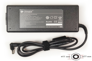 Блок живлення PowerPlant ASUS 220V, 19V 120W 6.32A (5.5*2.5)