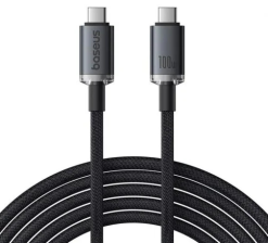 Кабель  Baseus Crystal Shine Series 100W 5A Type-C / Type-C 1.5 Black (P10318204111-00)