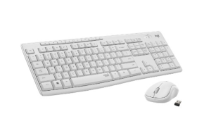 Комплект (клавіатура, миша) бездротова Logitech MK295 Combo White USB (920-009824)