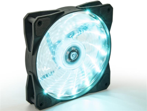 Кулер Frime Iris LED Fan 15LED Azure (FLF-HB120A15); 120х120х25мм, 3-pin+4-pin