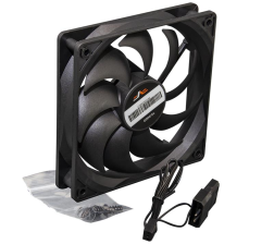 Кулер Frime (FF12025BB13) 120x120x25мм, Black, 3pin+Molex