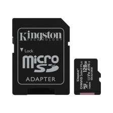 Карта пам'яті  MicroSDXC 128GB UHS-I Class 10 Kingston Canvas Select Plus R100MB/s + SD-адаптер